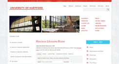 Desktop Screenshot of library.hartford.edu