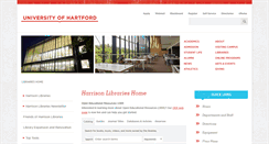 Desktop Screenshot of library-new.hartford.edu